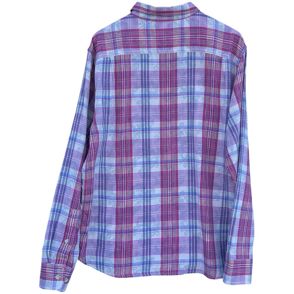 Tommy Bahama - Palapa Plaid Button Down Tropical - Size L - Picture 5 of 14